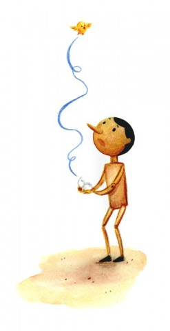 Pinocchio, Chapter 5: The Omelet Flies Away - Pinocchio - Free Audio Books Online Audiobooks in English