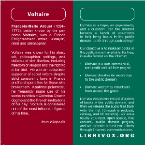 Candide (version 2) - Voltaire - Free Audio Books Online Audiobooks in English