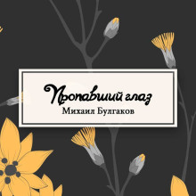 Пропавший глаз - Михаил Булгаков - современные аудиокниги попаданцы мр3 слушать на лучшем сайте booksaudio-online.com