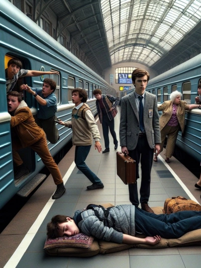 Поезд до чертовой линии - Адам Горский - современные аудиокниги попаданцы мр3 слушать на лучшем сайте booksaudio-online.com