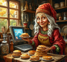 Блины Бабы Яги - Наталья Вем - современные аудиокниги попаданцы мр3 слушать на лучшем сайте booksaudio-online.com