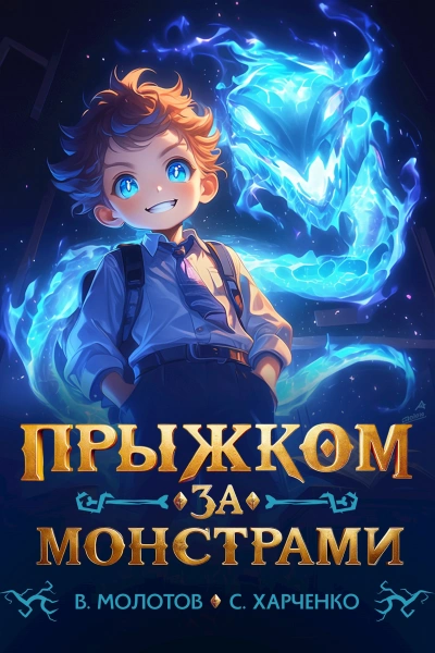 Прыжком за монстрами! - Сергей Харченко, Виктор Молотов - современные аудиокниги попаданцы мр3 слушать на лучшем сайте booksaudio-online.com
