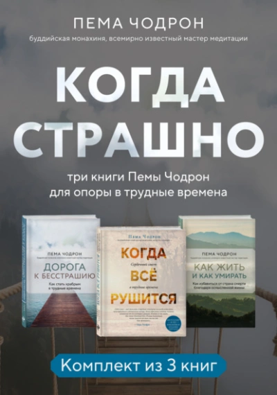 Когда страшно: три книги Пемы Чодрон для опоры в трудные времена - Пема Чодрон - современные аудиокниги попаданцы мр3 слушать на лучшем сайте booksaudio-online.com