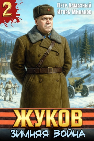 Жуков 2. Зимняя война - Петр Алмазный, Игорь Минаков - современные аудиокниги попаданцы мр3 слушать на лучшем сайте booksaudio-online.com