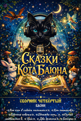 Сказки Кота Баюна. Сборник четвертый. Басни - Олеся Емельянова - современные аудиокниги попаданцы мр3 слушать на лучшем сайте booksaudio-online.com