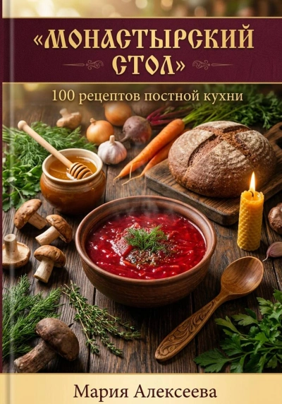 Монастырский стол. 100 рецептов постной кухни - Алексеева Мария - современные аудиокниги попаданцы мр3 слушать на лучшем сайте booksaudio-online.com