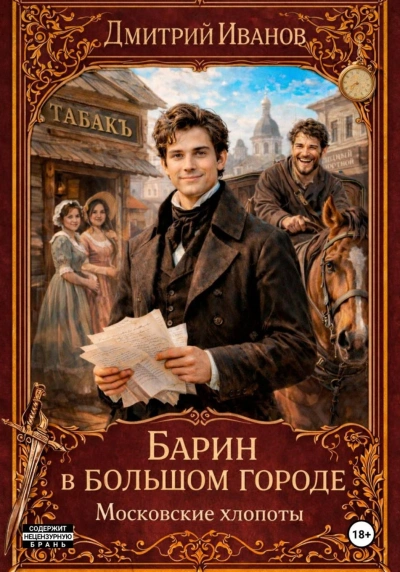 Барин в большом городе. Московские хлопоты - Иванов Дмитрий - современные аудиокниги попаданцы мр3 слушать на лучшем сайте booksaudio-online.com
